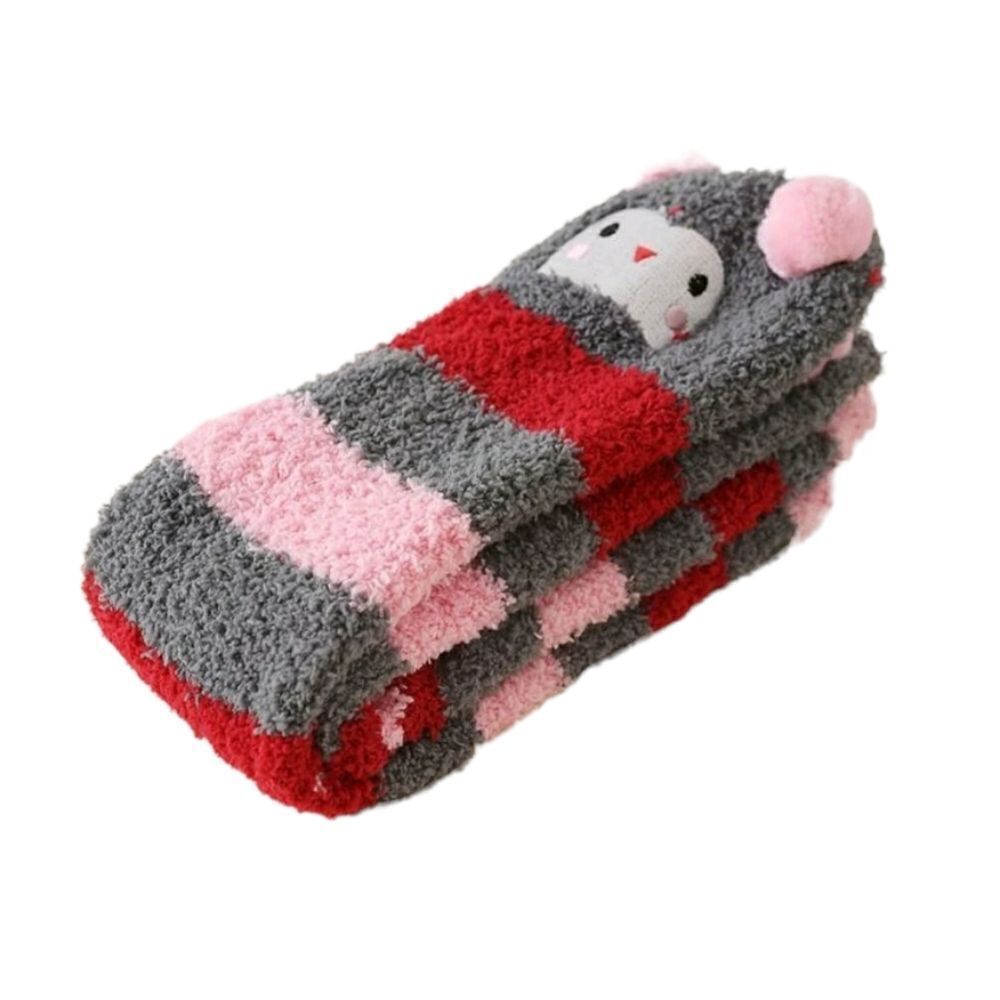 Fuzzy Pom Pom Socks